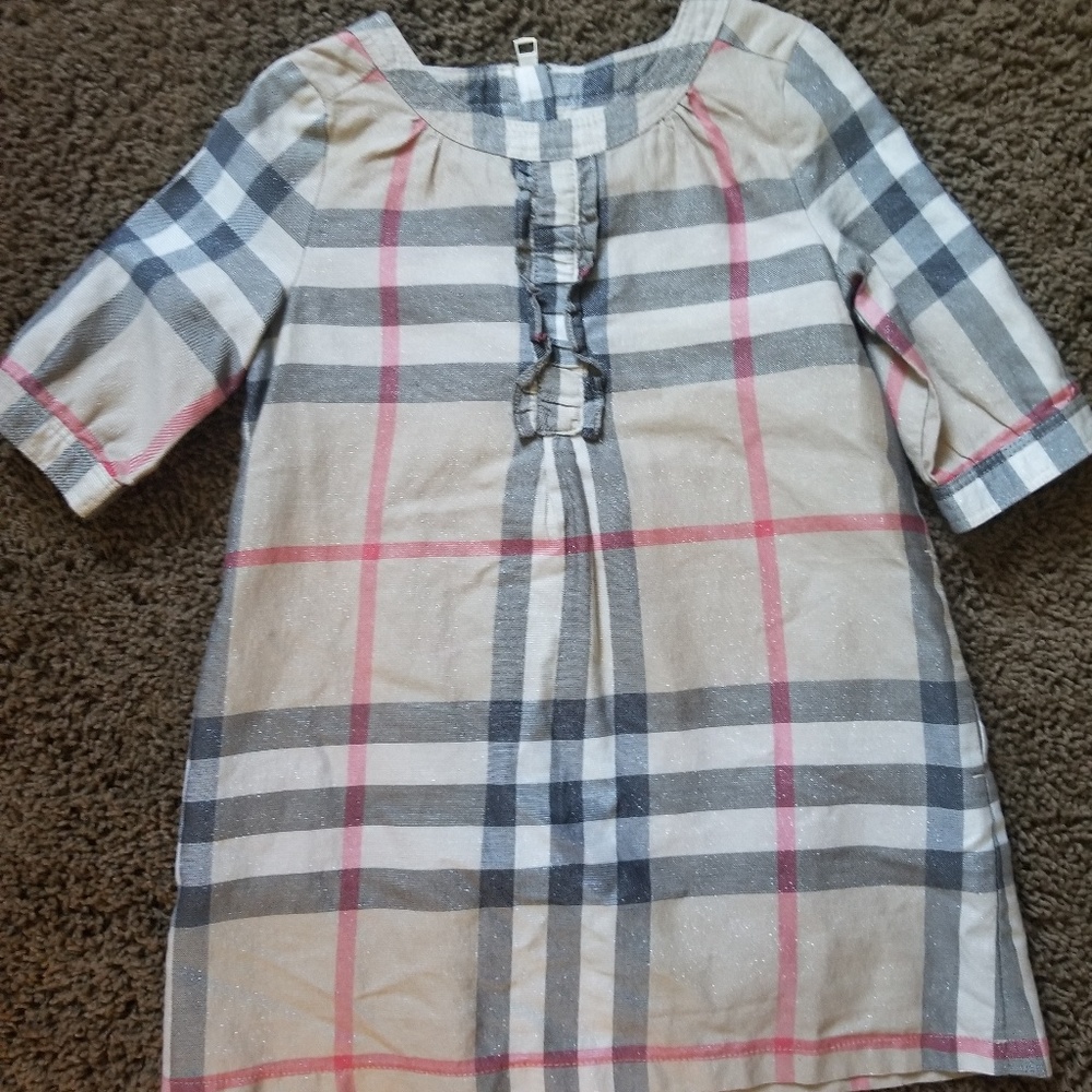 Burberry girls dress size 2y